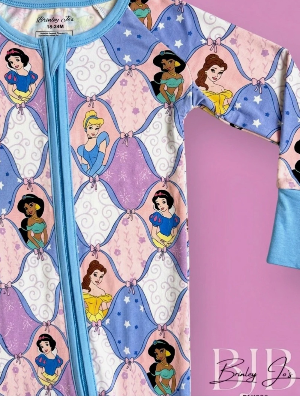 NWT Bamboo Disney Princess Zippy